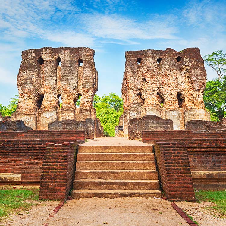 Ruins of the Ancient Royal Palace of Polonnaruwa