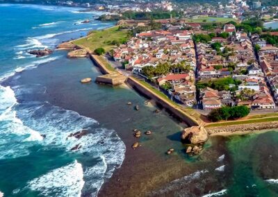 The Wonderful City of Galle surrounded by the ocean