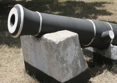 The British Guns at the Fort Fredrick in Trincomalee