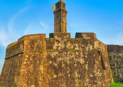 The Ancient Clock Tower at Galle Fort